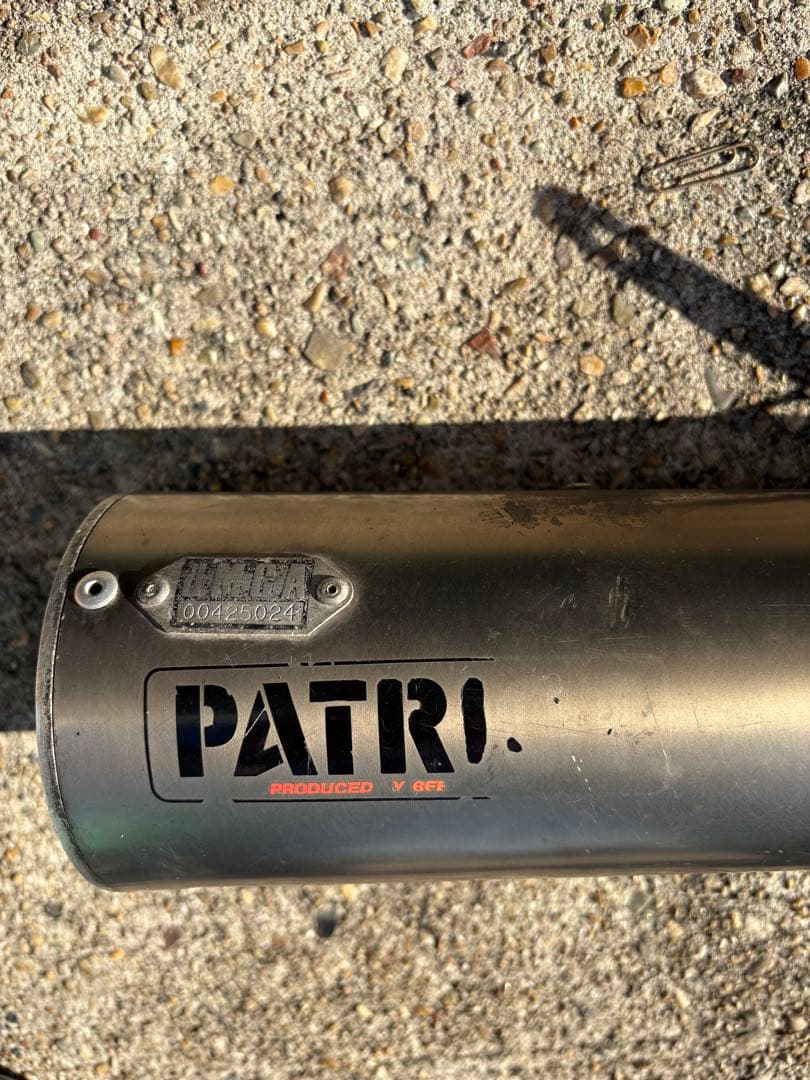 ゼファー400 BEET Patriot マフラー　チタン