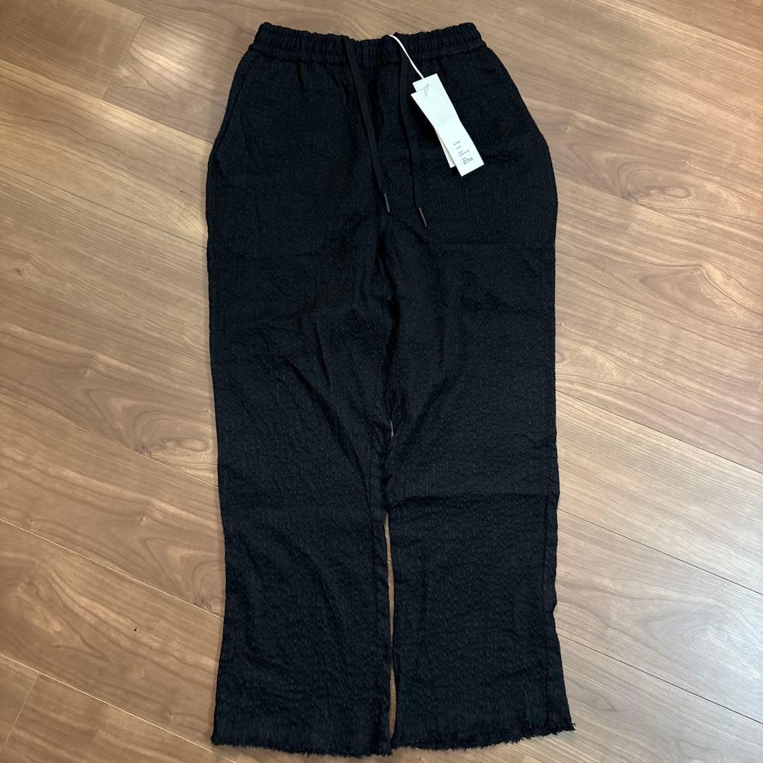 山内24ss ウールキュプラ・ランダムシャドーストライプ　パジャマパンツ