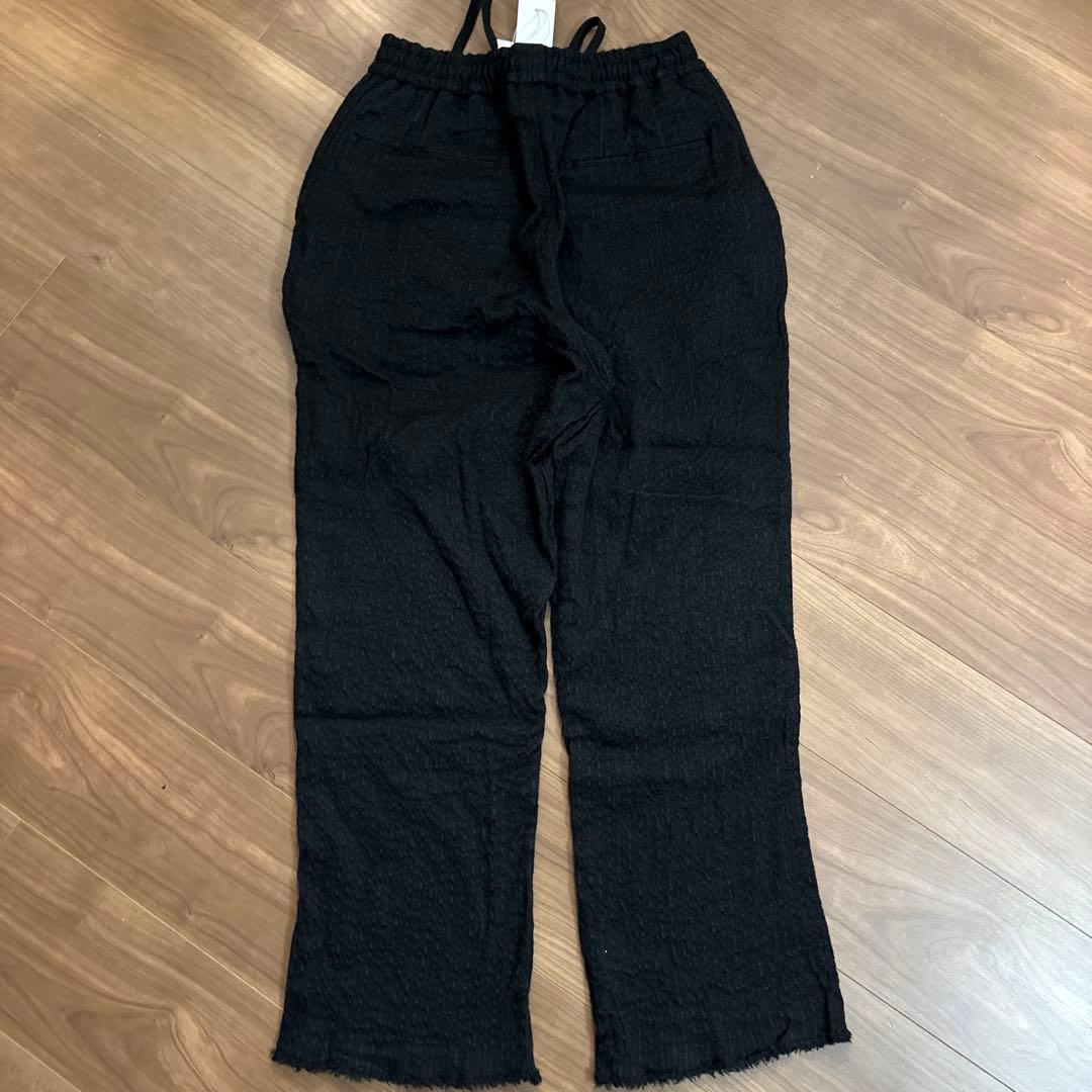 山内24ss ウールキュプラ・ランダムシャドーストライプ　パジャマパンツ