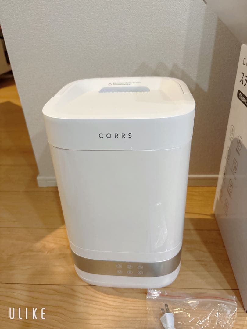 新品・CORRS スチーム式加湿器 Steamio-1