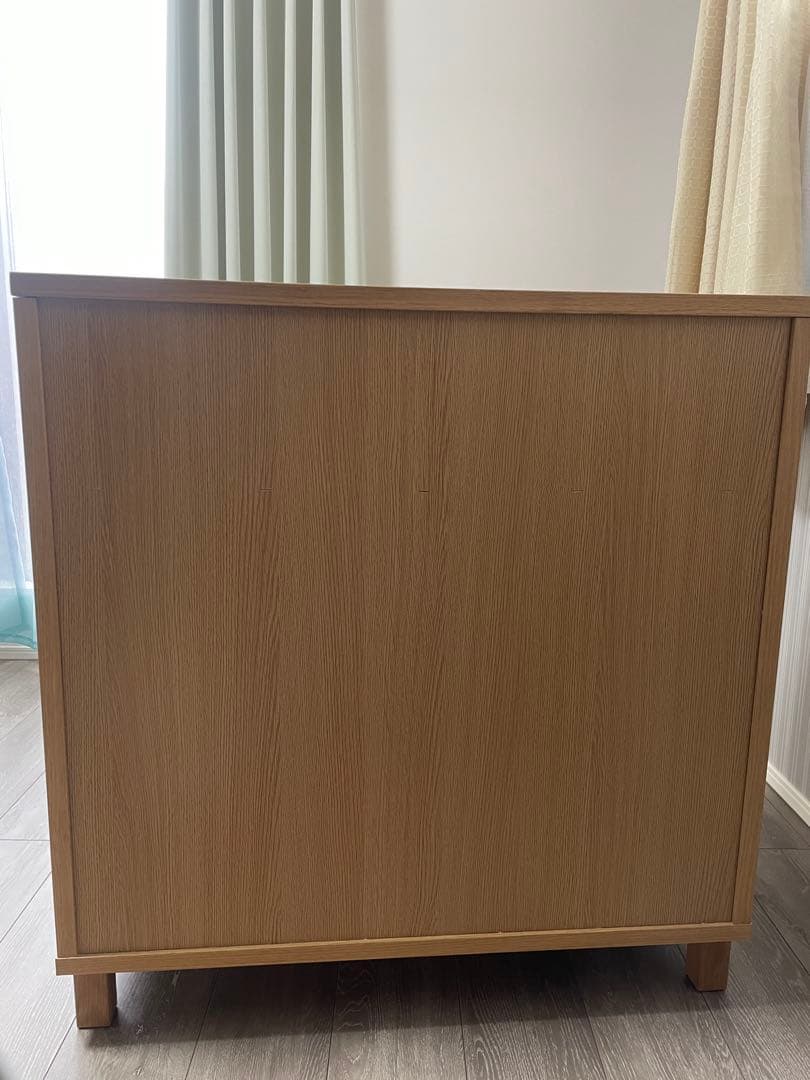 まつぼっくりMUJI 脚付き4段チェスト 廃盤希少品 幅80cm中古品