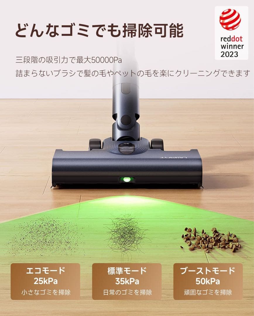 uwant掃除機 コードレス⭕️自動ゴミ収集⭕️充電.収納.ゴミ収集3in1ドック付