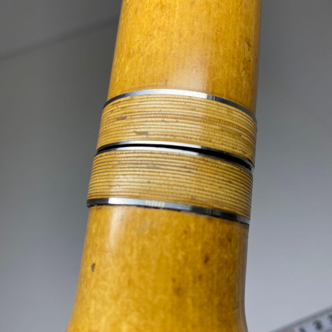 竹風在銘　銀三線尺八　約45cm 東N7-1025①