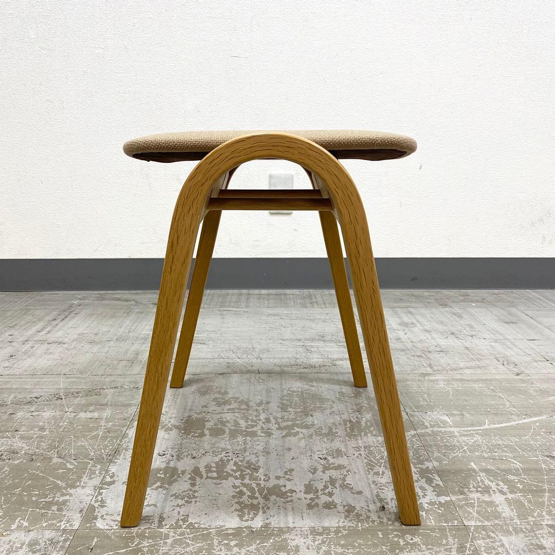 秋田木工 No.202 スツール ナラ材 スタッキングチェア 椅子 3