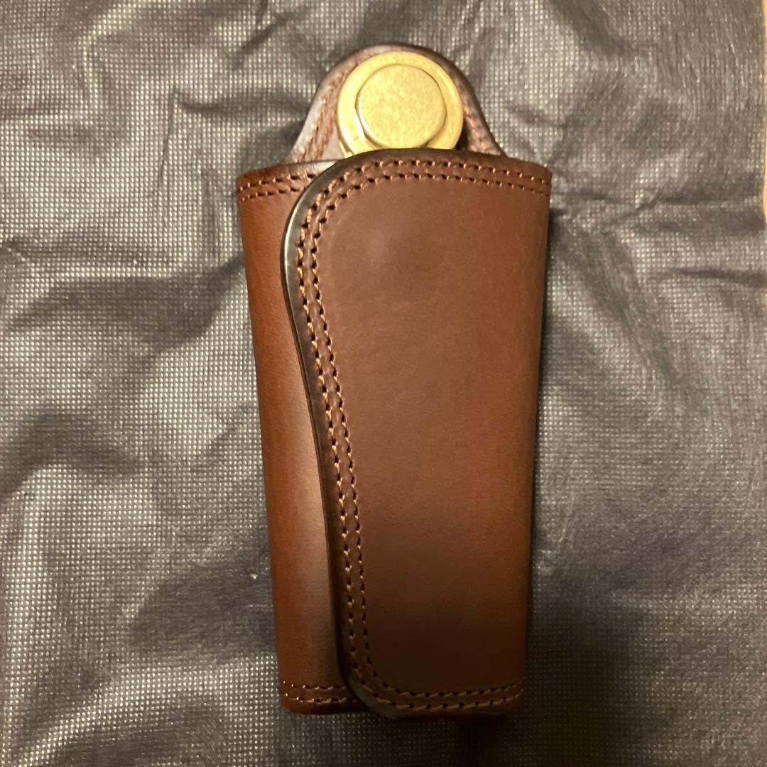 CORBO. レザー キーケース ブラウン 箱付き