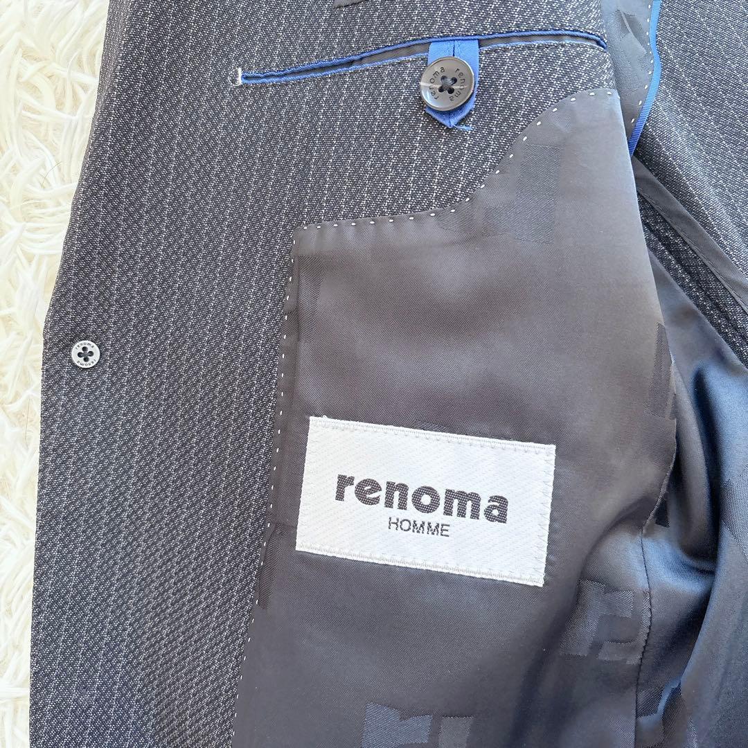 美品　レノマ スリーピース 3ピース セットアップ スーツ 2B ストライプ