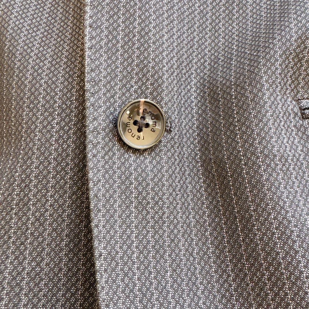 美品　レノマ スリーピース 3ピース セットアップ スーツ 2B ストライプ