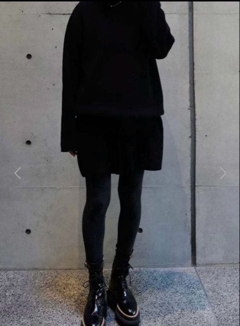 MACHATT ラムズウールニットショートパンツ