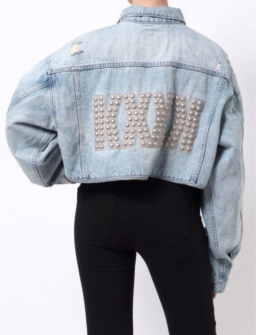 KODA KUMI × GYDA オフショルダー デニムジャケット