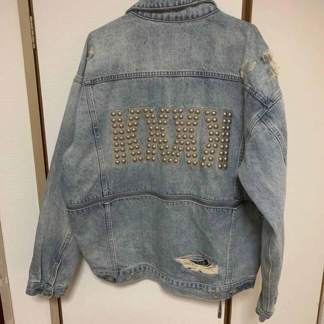 KODA KUMI × GYDA オフショルダー デニムジャケット