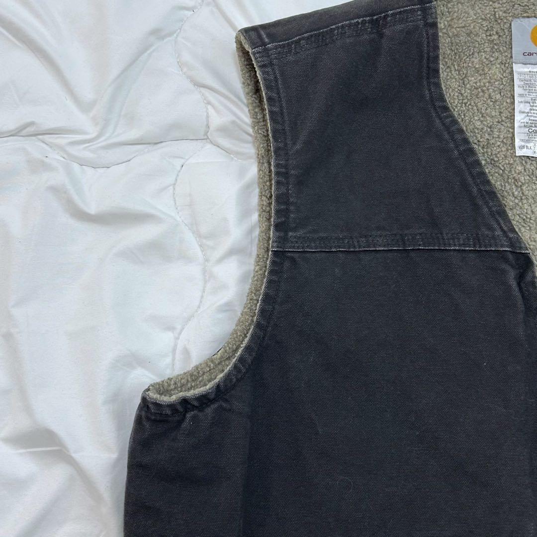 Carhartt ダックベスト ブラック V26 BLK フェード　XLサイズ