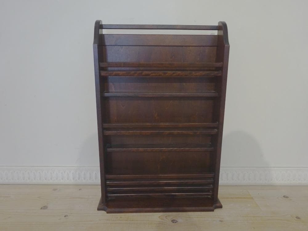 北海道民芸家具　ホクミン　マガジンラック　スリッパラック　飾り棚　古民家家具