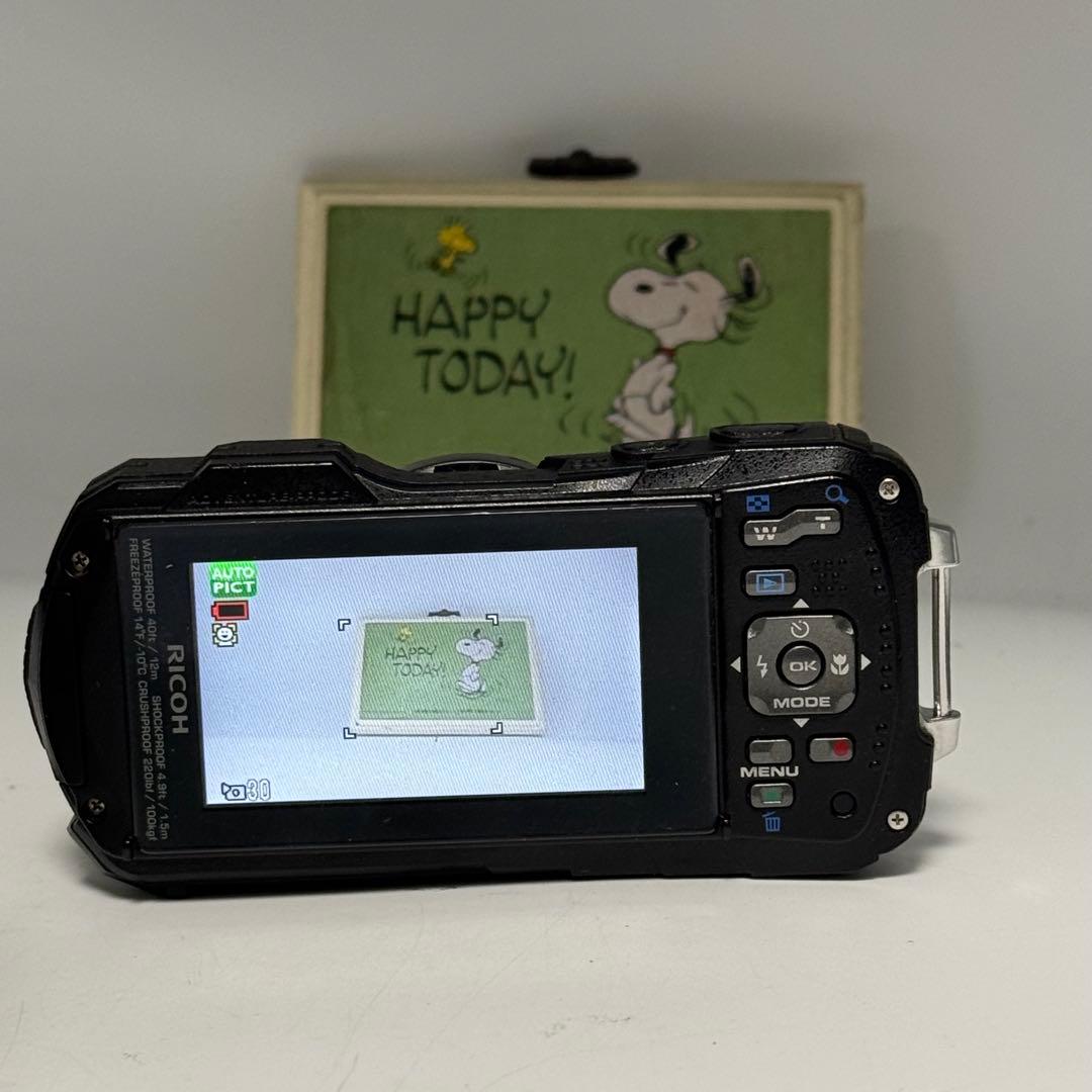 【美品/動作確認済】RICOH WG-30 防水デジタルカメラ 箱付き