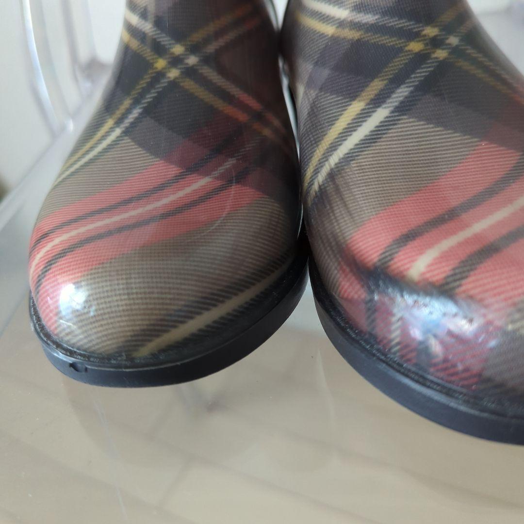 ヴィヴィアン・ウエストウッド　チェック柄 レインブーツ