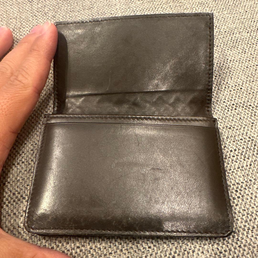 ボッテガヴェネタ　名刺入れ　ブラウン