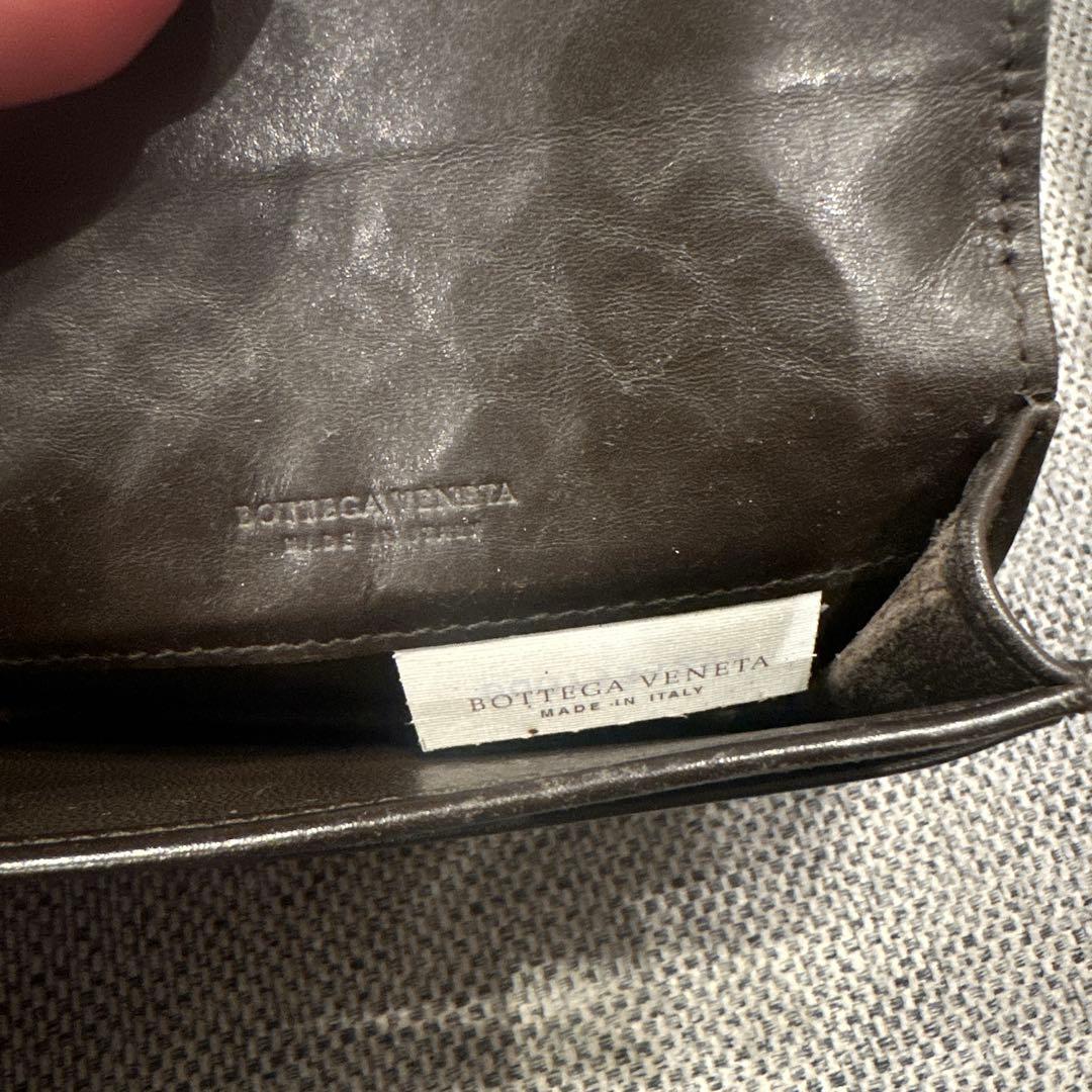 ボッテガヴェネタ　名刺入れ　ブラウン