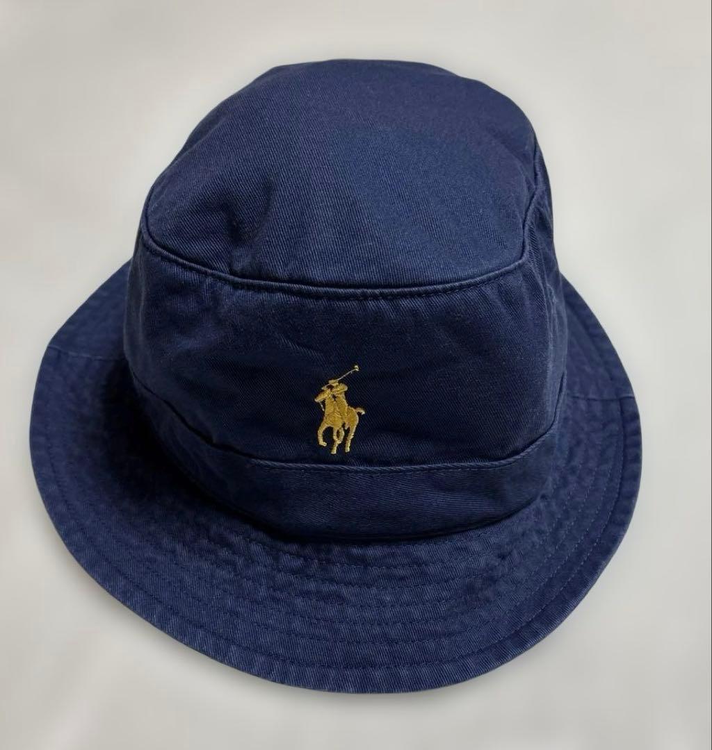 BEAMS POLO RALPH LAUREN バケットハット ネイビー 別注