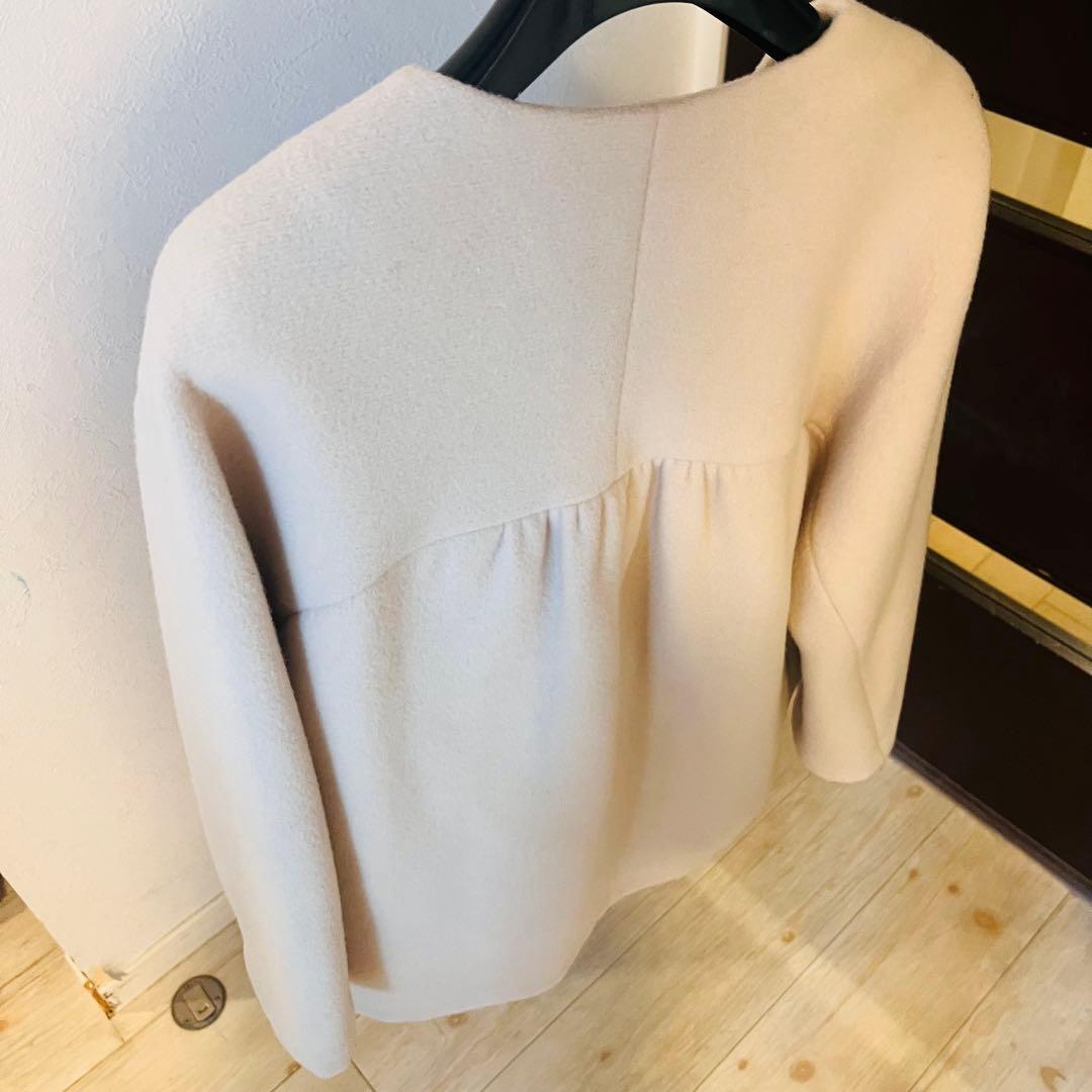 新品☆ANAYI ウールビーバークルーコート/セオリー、23区、セルフォード