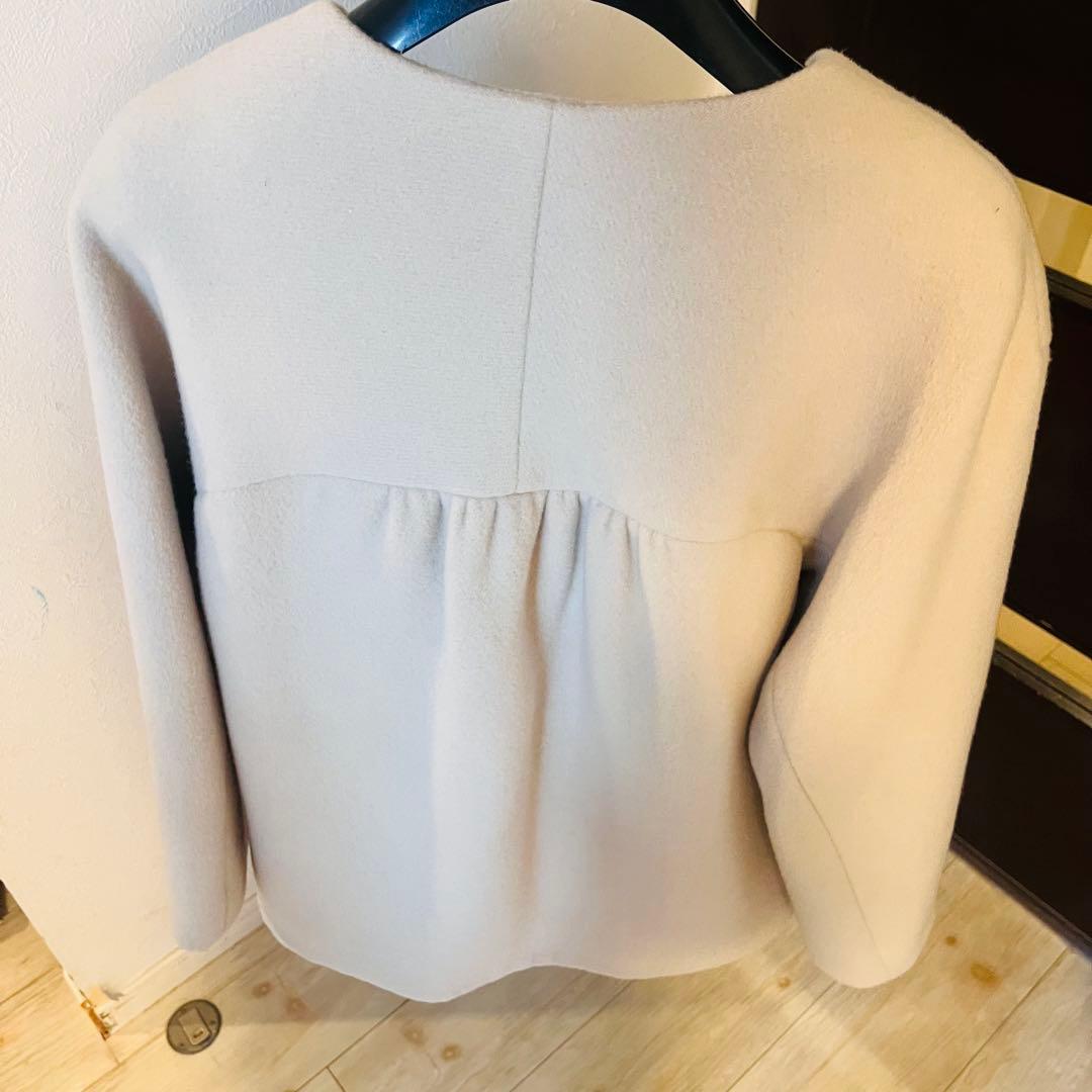 新品☆ANAYI ウールビーバークルーコート/セオリー、23区、セルフォード