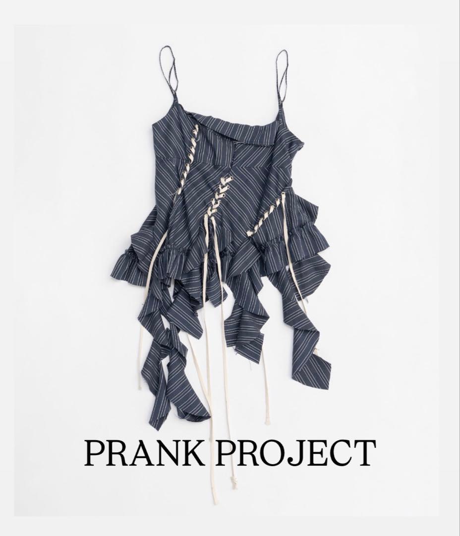 PRANK PROJECT ストライプ フリルビスチェ