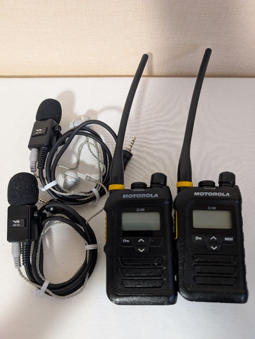 モトローラ 特定小電力トランシーバー CL168L×2台 イヤホンマイクセット