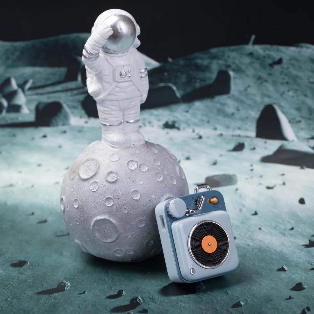 ☆ポップでキュートな超小型Bluetoothスピーカー　ブルー