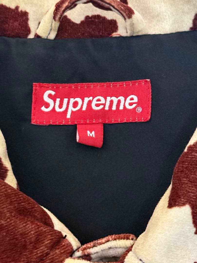 20ss Supreme Velvet Chore Coat ジャケット　m