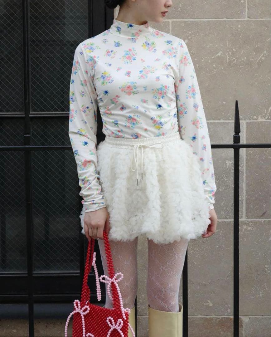 ⭐*️様 TULLE BALLOON MINI SKIRT