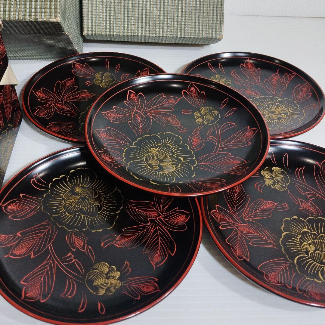 本堅地輪島塗【二段重箱と菓子置き】未使用品 MADE IN JAPAN