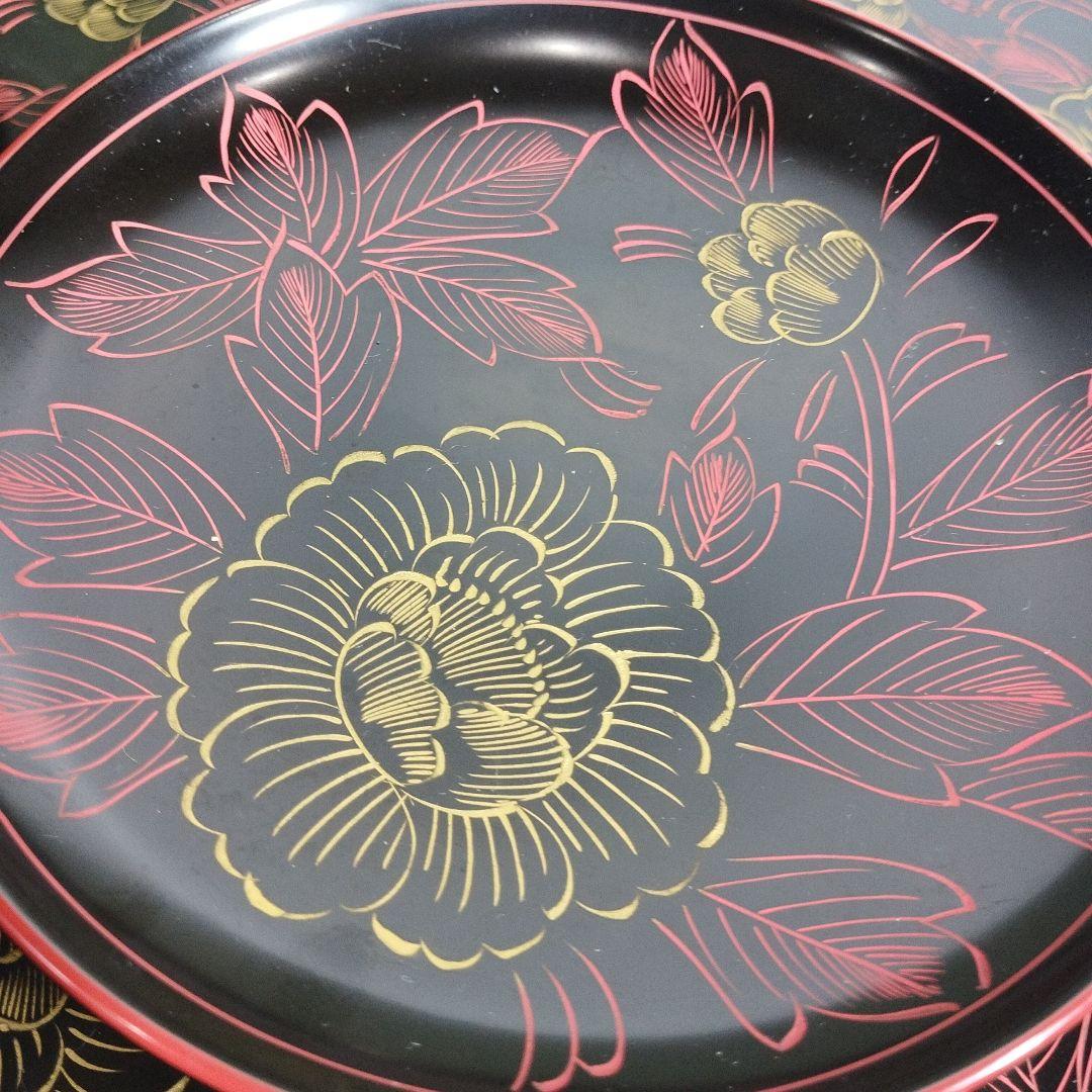 本堅地輪島塗【二段重箱と菓子置き】未使用品 MADE IN JAPAN