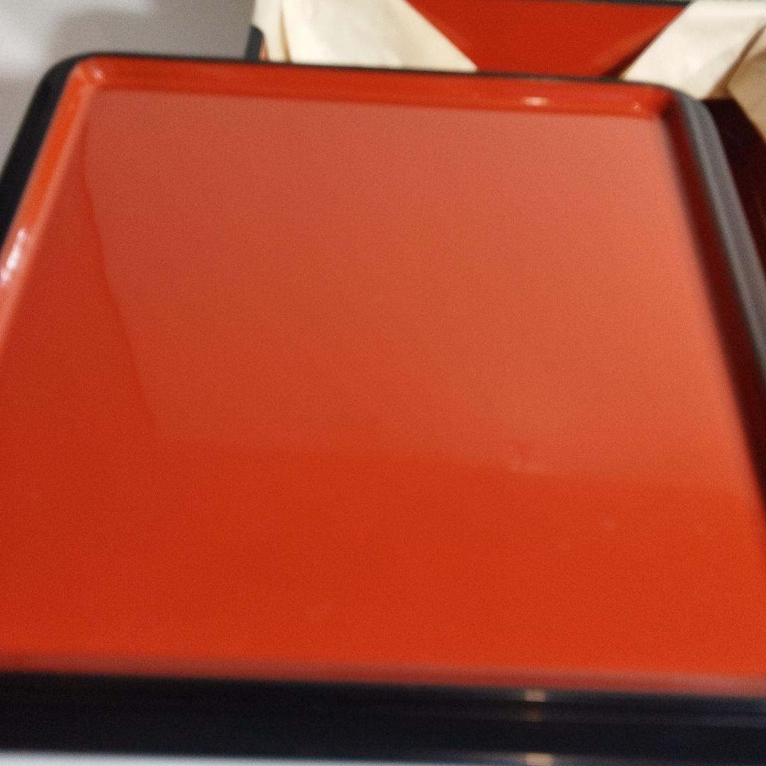 本堅地輪島塗【二段重箱と菓子置き】未使用品 MADE IN JAPAN