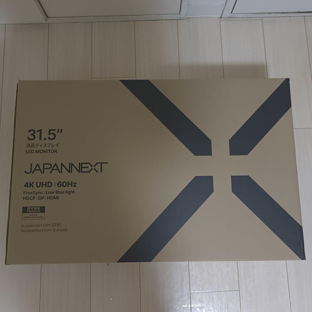 JAPANNEXT 31.5インチ モニター 4K UHD IPS ディスプレイ