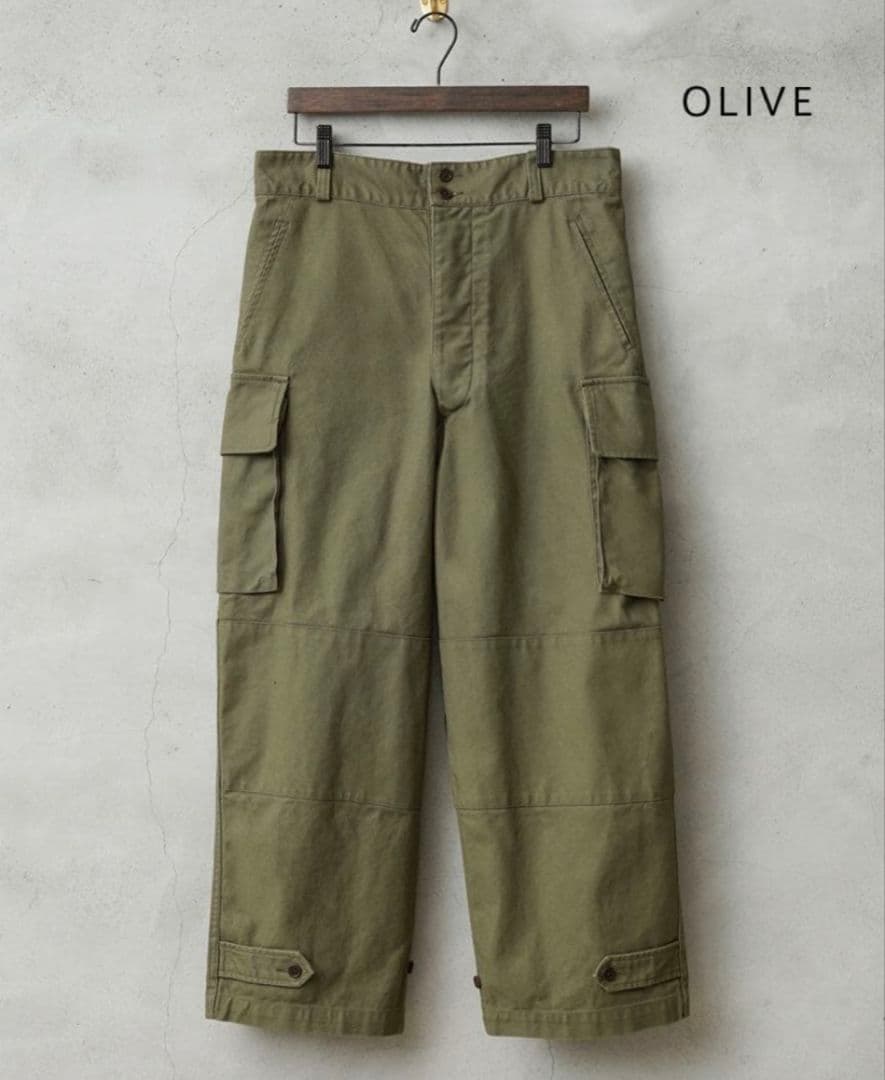 新品WAIPER.inc フランス軍 M-47 カーゴパンツ 前期型