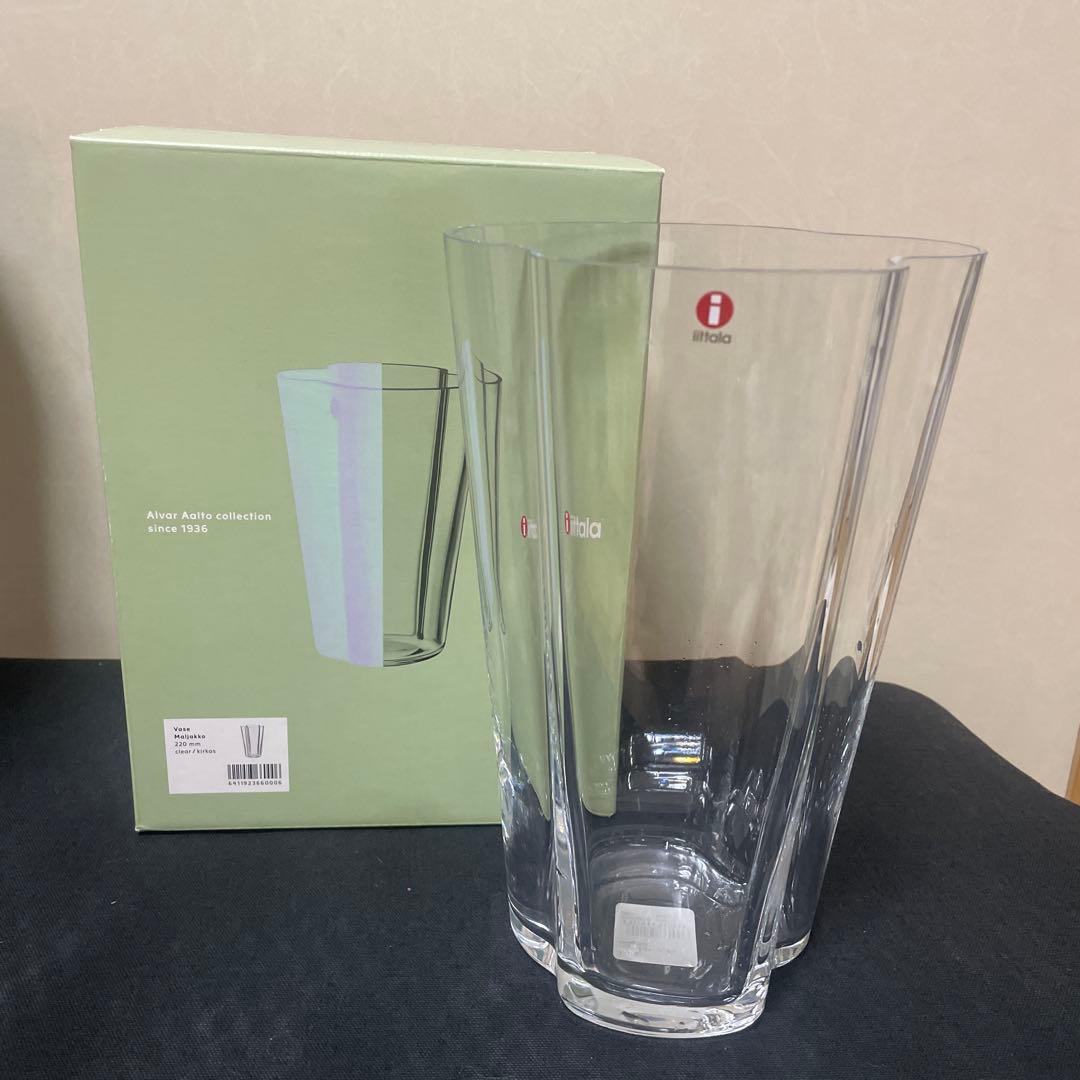  アルヴァ・アアルト フラワーベース 220mm クリア イッタラ