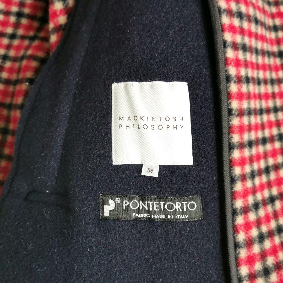 マッキントッシュフィロソフィー　ウールダブルフェイスコート PONTETORTO