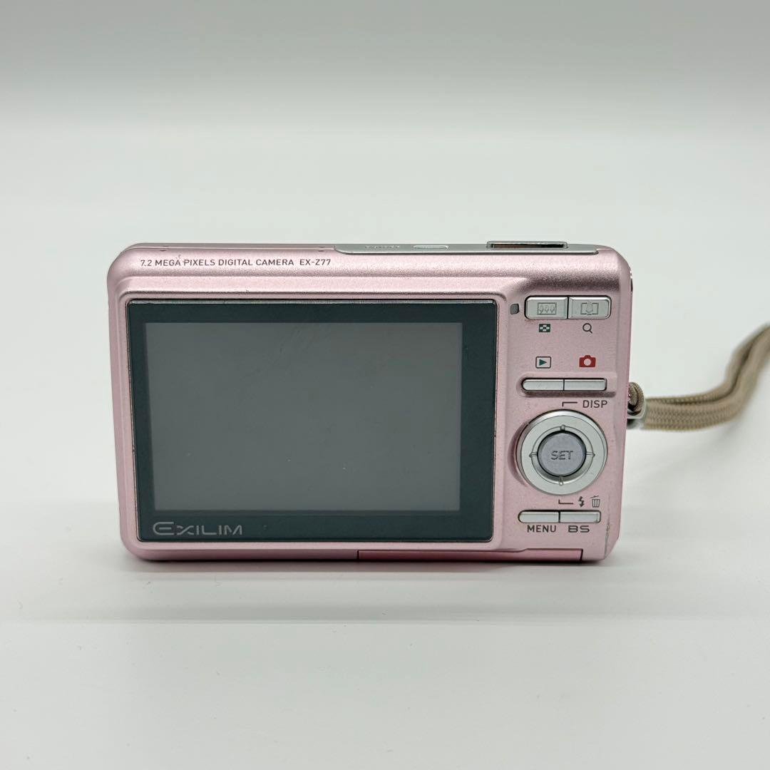 美品　CASIO EXILIM EX-Z77 ピンク 7.2MP 動作確認済み