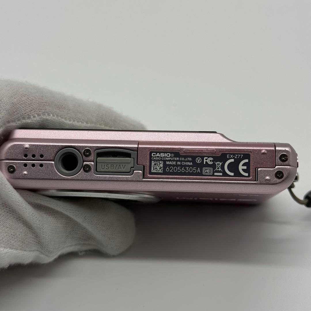 美品　CASIO EXILIM EX-Z77 ピンク 7.2MP 動作確認済み