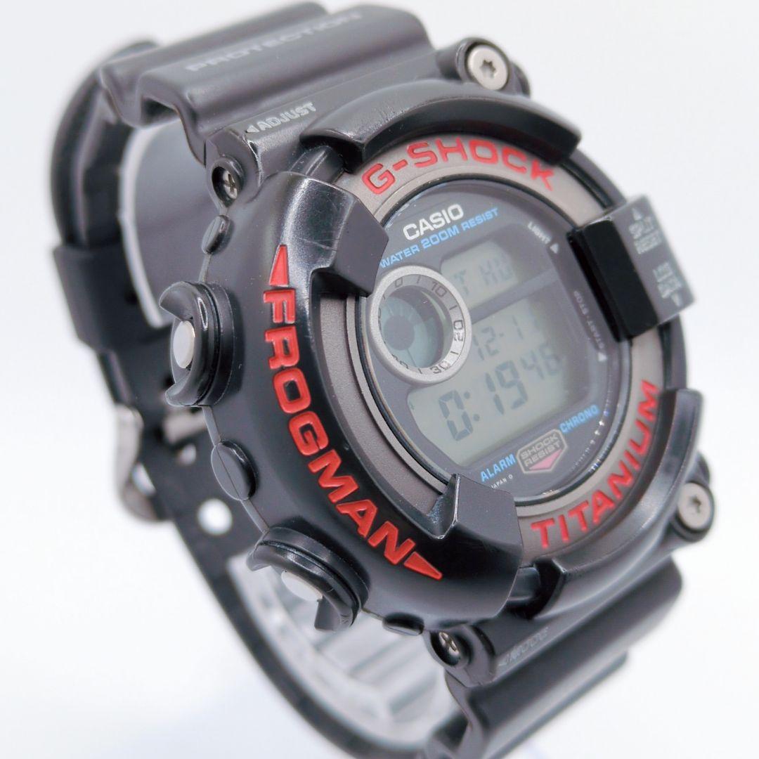 【稼働品】G-SHOCK DW-8200-1A 第2世代FROGMAN 美品