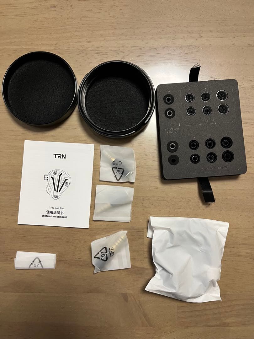 TRN BAX PRO 2EST 2BA 1DD 中華イヤホン 中古