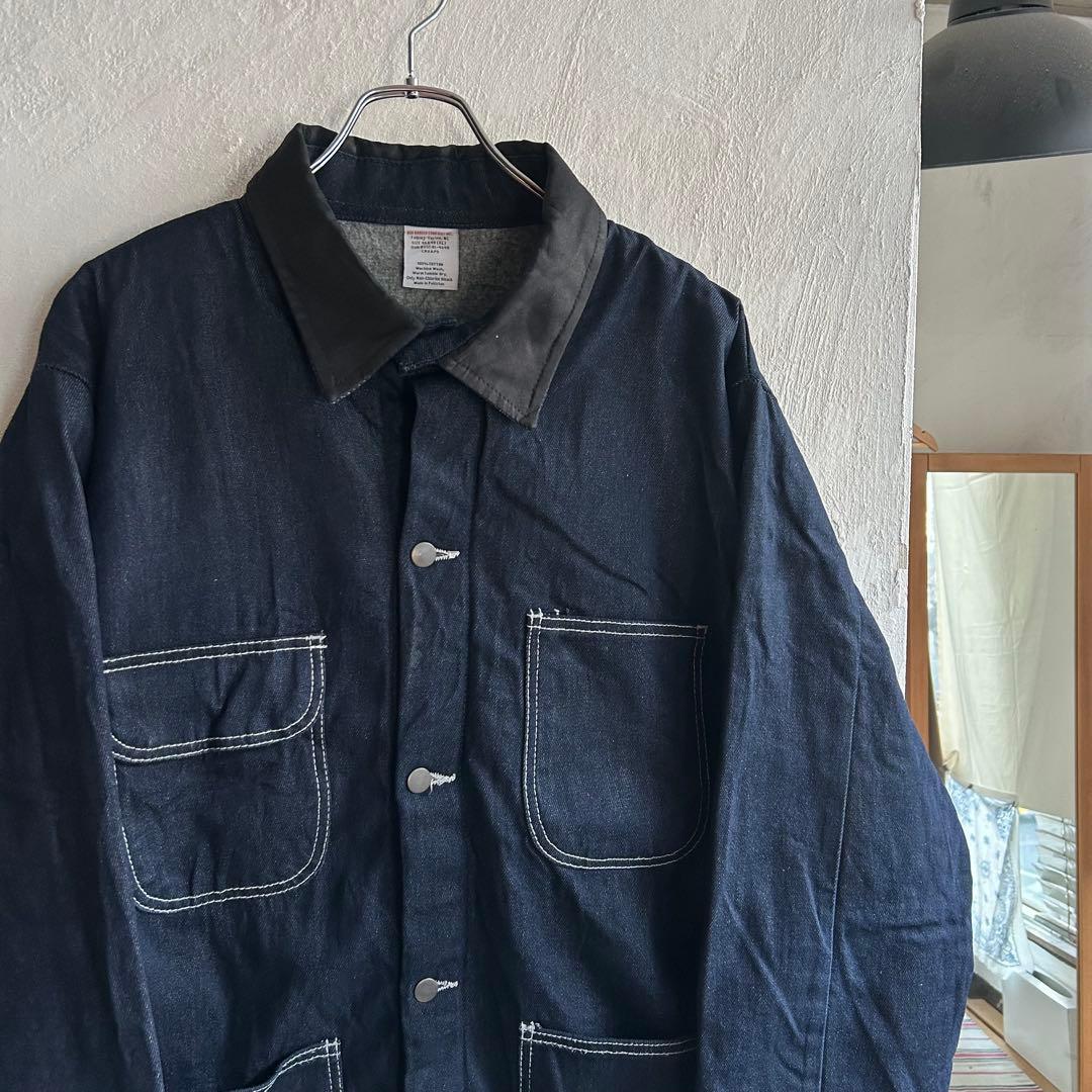 USA BOB BARKER ブランケット付き カバーオール デニムジャケット