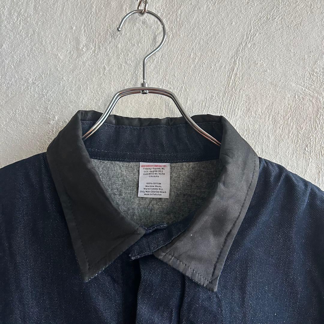 USA BOB BARKER ブランケット付き カバーオール デニムジャケット