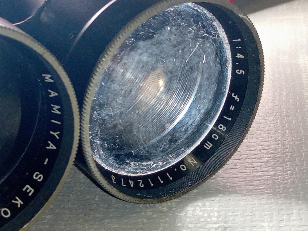 マミヤ C3 プロフェッショナル 二眼レフカメラ F4.5 18cm ビンテージ