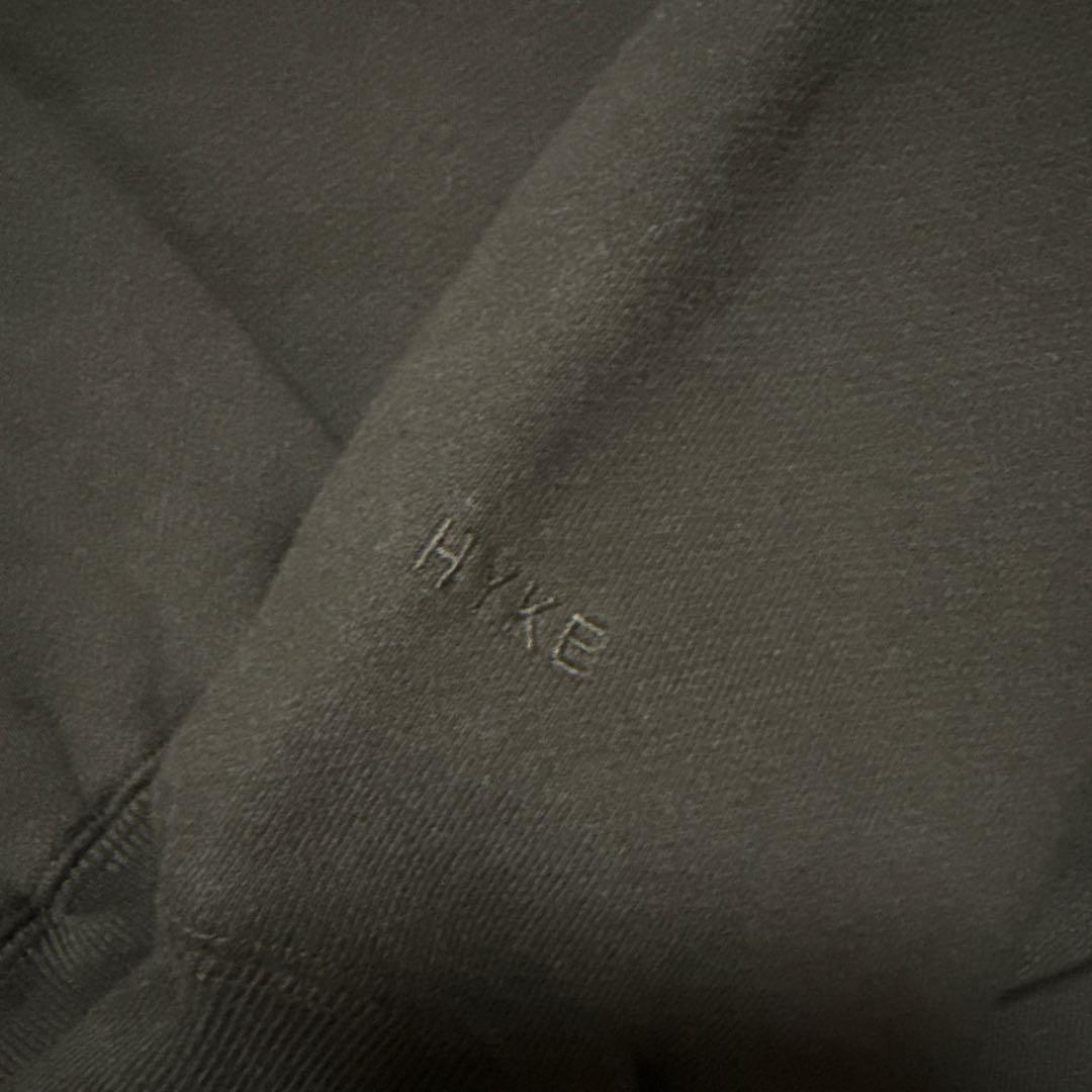 HYKE スウェット　黒　トレーナー　新品　タグ付き　5 XXL