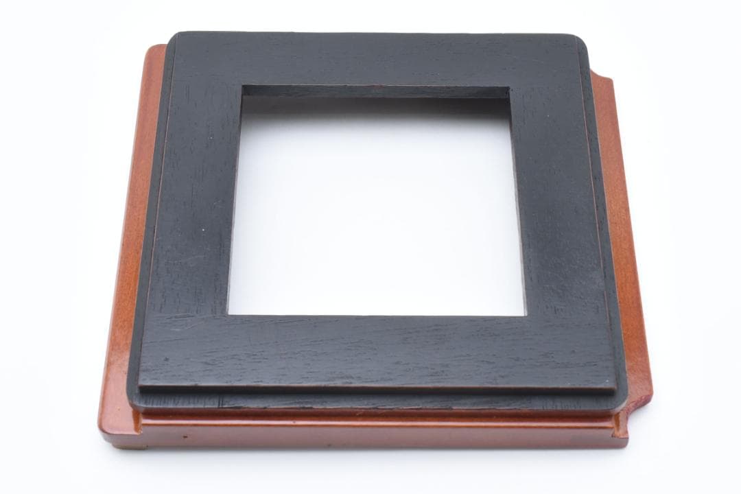 ディアドルフ/Deardorff レンズボード 約18.8×18cm 木製カメラ