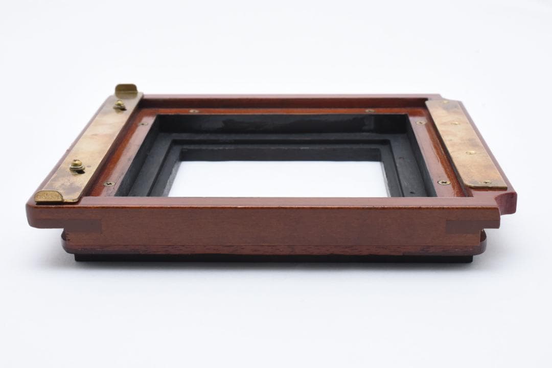 ディアドルフ/Deardorff レンズボード 約18.8×18cm 木製カメラ