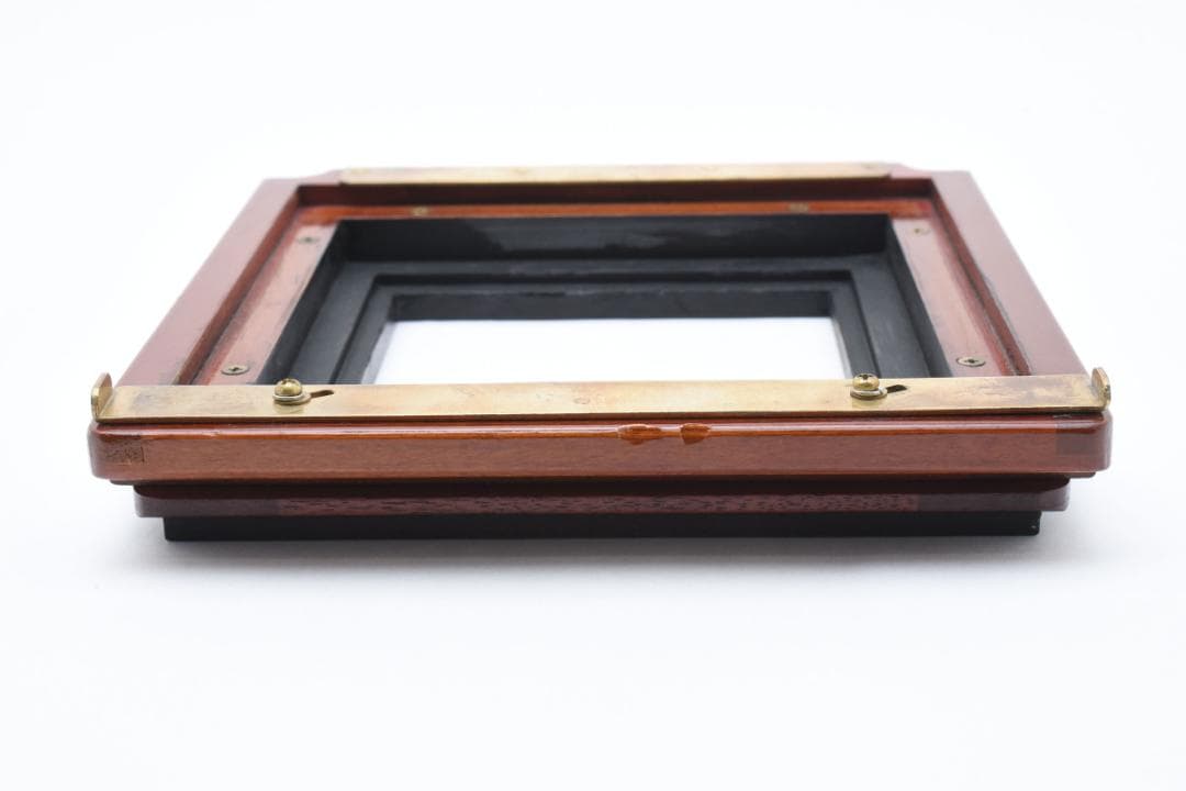 ディアドルフ/Deardorff レンズボード 約18.8×18cm 木製カメラ