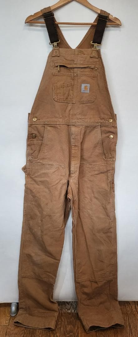 Carhartt ダブルニーオーバーオール ●アメリカ古着（商品番号5466）