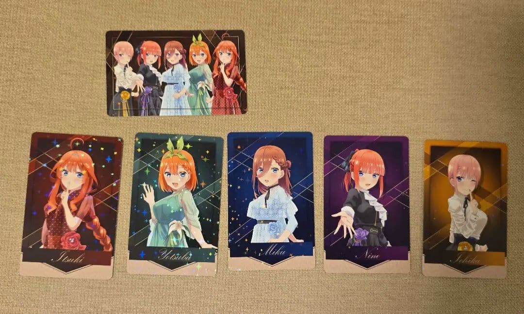 カード　五等分の花嫁　映画　アトレ秋葉原　コンプリート