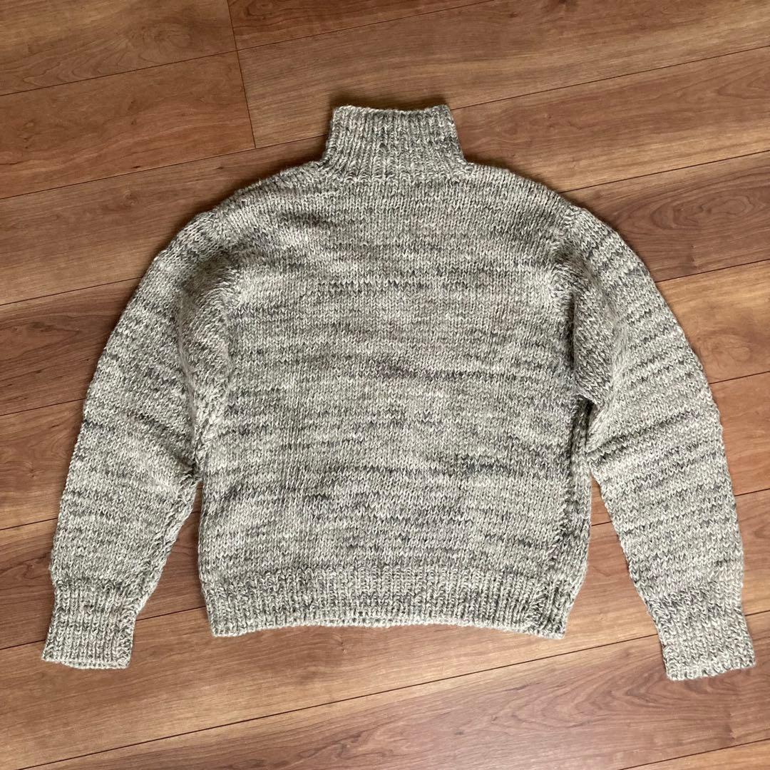 45R ウールニット ハイネック