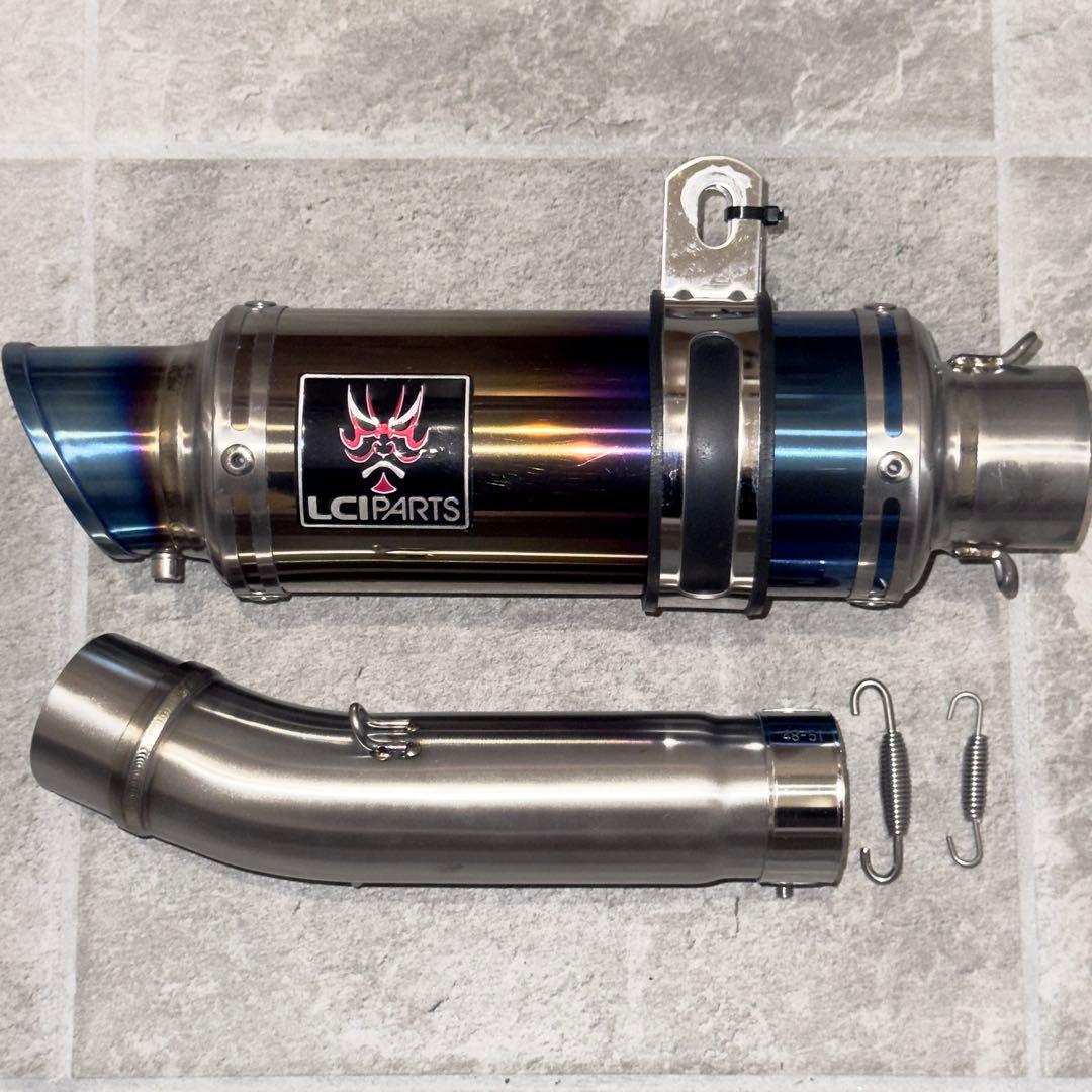 CB400SF NC42 LCI製 ショートチタン スリップオン マフラー
